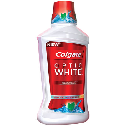 Buy Colgate Optic White Sparkling Fresh Mint Mouthwash 473 mL Online 