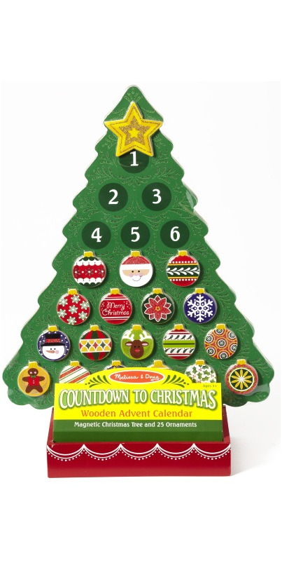 Buy Melissa Doug Countdown to Christmas Wooden Advent Calendar at