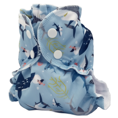 AppleCheeks Little Bundle Microterry The Shark Side AppleCheeks Little Bundle Microterry The Shark Side