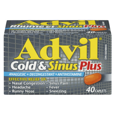 Buy Advil Cold & Sinus Plus Caplets at Well.ca | Free Shipping $35+ in ...