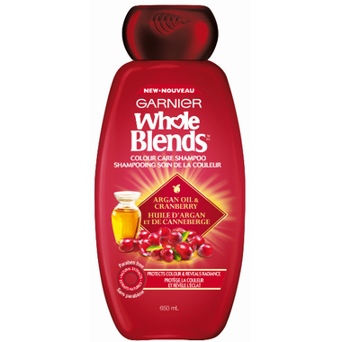 Garnier Whole Blends Cranberry Argan Oil Colour Care Shampoo Garnier Whole Blends Cranberry Argan Oil Colour Care Shampoo