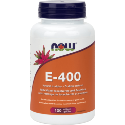 NOW Foods Vitamin E-400 IU with Selenium