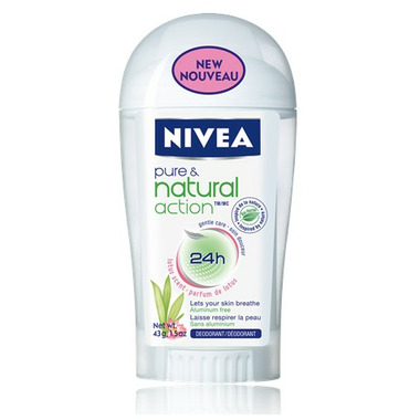 nivea pure deodorant natural lotus action canada