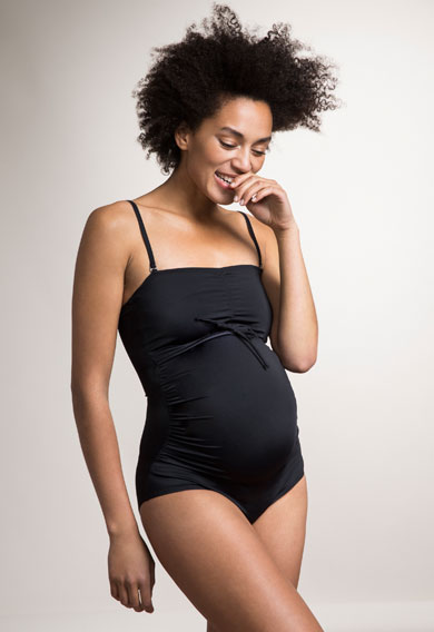 Boob Design Fast Food Nursing Swimsuit in Cassis