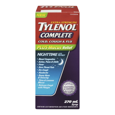 Tylenol Complete Cold, Cough & Flu Extra Strength Night Syrup Tylenol Complete Cold, Cough & Flu Extra Strength Night Syrup