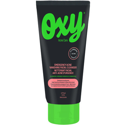 OXY Emergency Acne Vanishing Facial Cleanser with Benzoyl Peroxide
