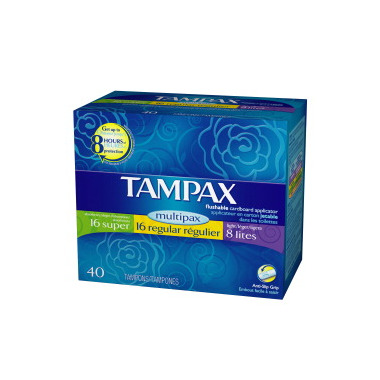 Tampax Tampons with Biodegradable Applicator Multipack Tampax Tampons with Biodegradable Applicator Multipack