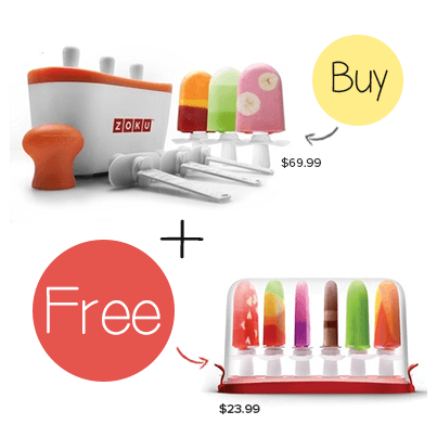 Zoku Quick Pop Maker with a FREE Zoku Storage Case Zoku Quick Pop Maker with a FREE Zoku Storage Case