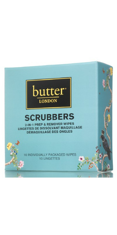 butter LONDON Scrubbers 2-in-1 Remover & Nail Prep Pads