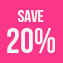 Économisez 20 %