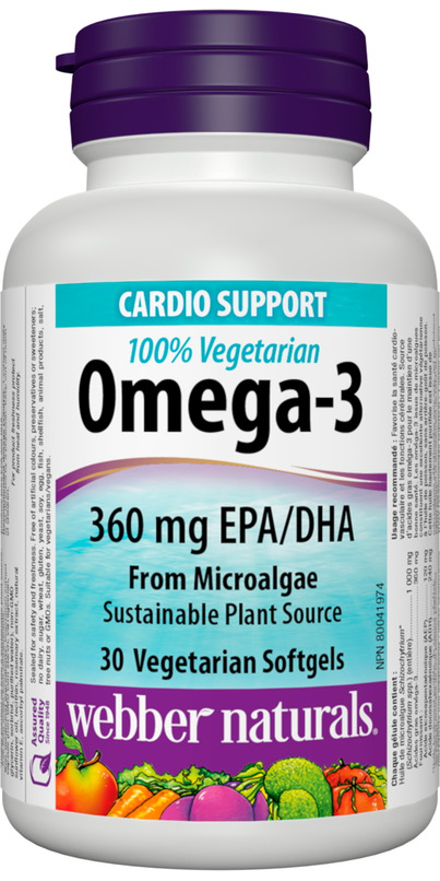 Buy Webber Naturals Omega-3 100% Vegetarian EPA/DHA at ...