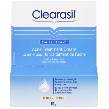 clearasil acne treatment tone skin cream