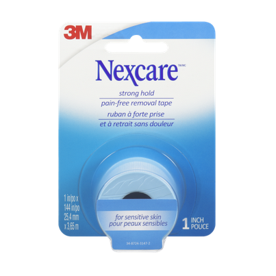 Nexcare Strong Hold Pain-Free Removal Tape for Sensitive Skin