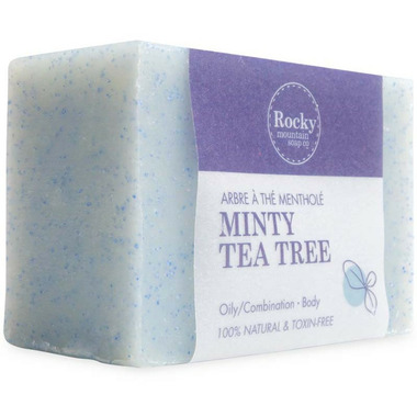 Rocky Mountain Soap Co. Minty Tea Tree Bar Soap