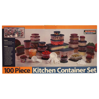 Buy 100 Piece Kitchen Container Set  at Well ca Free 