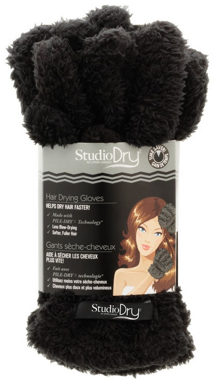 Buy Studio Dry Hair Drying Gloves Black at Well.ca | Free Shipping $35 ...