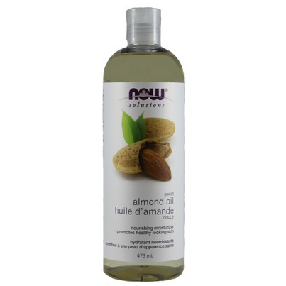 Buy NOW Solutions Sweet Almond Oil 473 mL Online in Canada | FREE Ship $29+