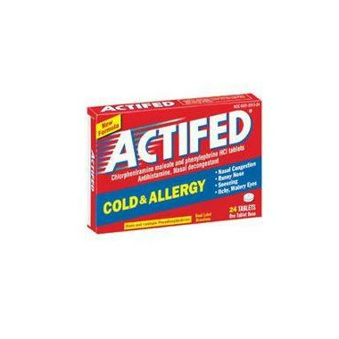 Buy Actifed Cold  and Allergy 24 at Well ca Free Shipping 