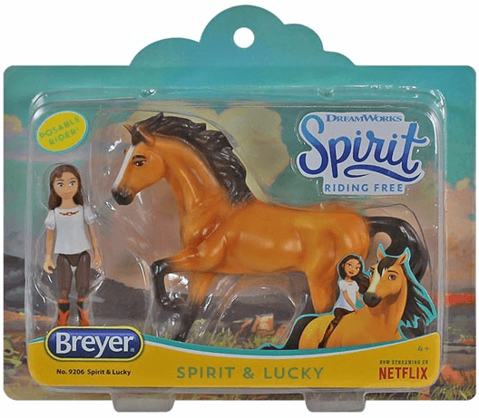 Acheter Breyer Horses Spirit Riding Free Spirit And Lucky Small Set Du ...