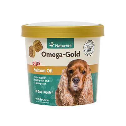 Naturvet Omega-Gold Plus Salmon Oil Soft Chews