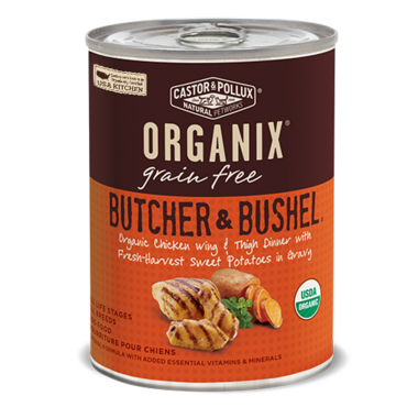 Castor & Pollux Organix Butcher & Bushel Dog Food Castor & Pollux Organix Butcher & Bushel Dog Food
