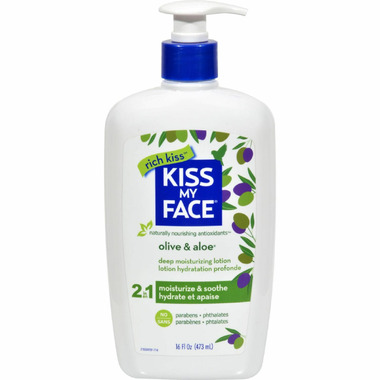 Kiss My Face Olive & Aloe 2-n-1 Deep Moisturizing Body Lotion Kiss My Face Olive & Aloe 2-n-1 Deep Moisturizing Body Lotion