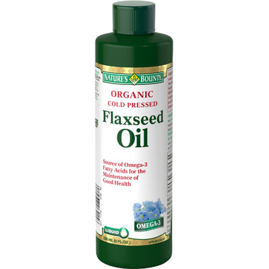Nature\'s Bounty Organic Cold Pressed Flax Seed Oil Liquid Nature\'s Bounty Organic Cold Pressed Flax Seed Oil Liquid