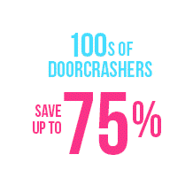 Save up to 75% on 700+ Doorcrashers