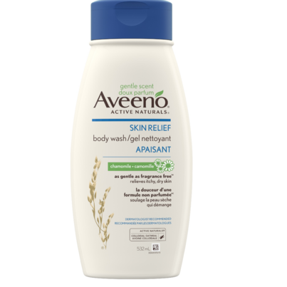 Aveeno Chamomile Body Wash for Dry Skin Relief