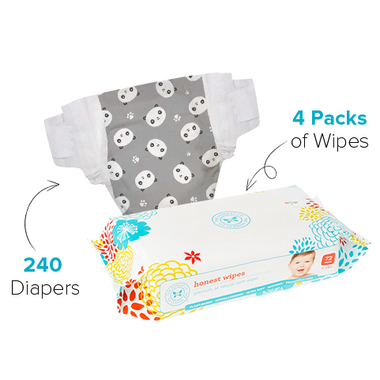 The Honest Company Size N Diapers & Wipes Bundle The Honest Company Size N Diapers & Wipes Bundle