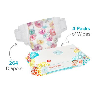 The Honest Company Size 1 Diapers & Wipes Bundle The Honest Company Size 1 Diapers & Wipes Bundle