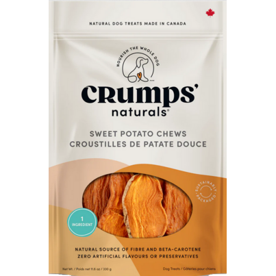 Crumps Naturals Dog Treats Sweet Potato Chews
