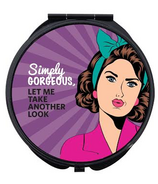 Danielle Creations Pop Collection Compact Mirror in Black