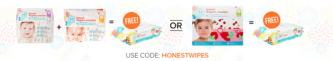 Get FREE Honest Baby Wipes at Well.ca