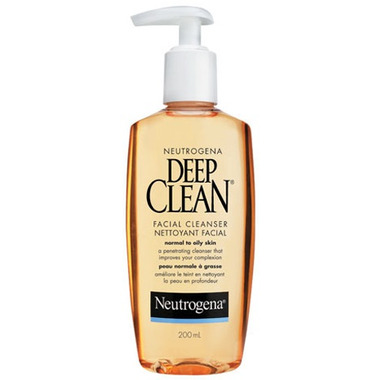 Neutrogena deep clean facial cleanser