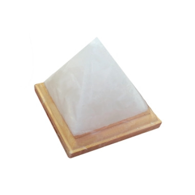 Lumiere de Sel White Himalayan Salt Crystal Pyramid Lamp Lumiere de Sel White Himalayan Salt Crystal Pyramid Lamp