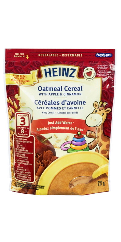 Buy Heinz Baby Oatmeal Cereal - Add Water at Well.ca | Free Shipping ...