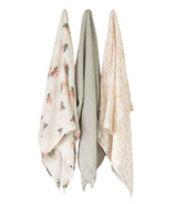 Little Unicorn Cotton Muslin Swaddle Set Garden Rose