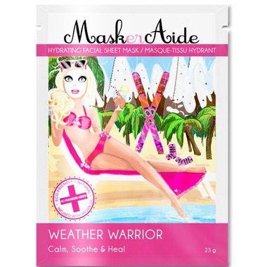 MaskerAide Weather Warrior Hydrating Facial Sheet Mask MaskerAide Weather Warrior Hydrating Facial Sheet Mask