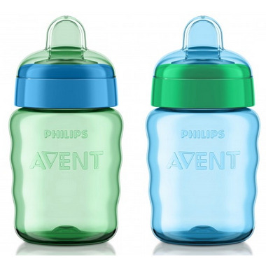 Philips AVENT 9oz My Easy Sippy Cup Classic Spout Blues and Greens Philips AVENT 9oz My Easy Sippy Cup Classic Spout Blues and Greens