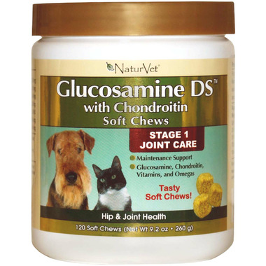 Naturvet Glucosamine DS with Chondroitin Soft Chews Naturvet Glucosamine DS with Chondroitin Soft Chews