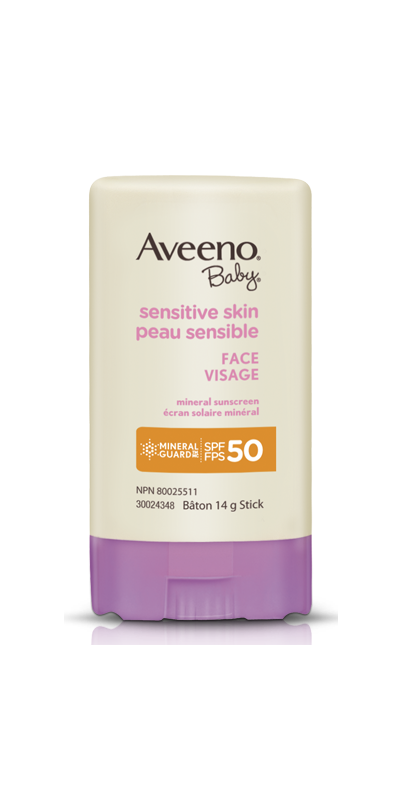 Aveeno Baby Sensitive Skin Face Mineral Sunscreen Stick