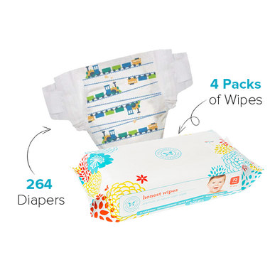 The Honest Company Size 1 Diapers & Wipes Bundle The Honest Company Size 1 Diapers & Wipes Bundle