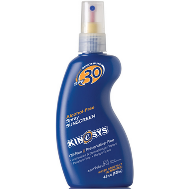 kinesys sunscreen alcohol spray mango