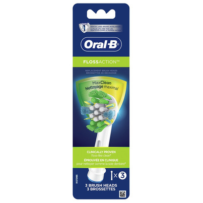 Oral-B FlossAction Electric Toothbrush Replacement Heads