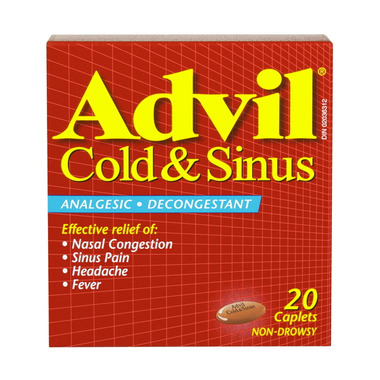 Buy Advil Cold & Sinus Caplets at Well.ca | Free Shipping $35+ in Canada