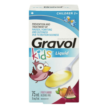 Buy Gravol Kids Liquid at Well.ca | Free Shipping $35+ in Canada