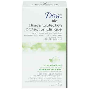 Dove Clinical Protection Cool Essentials Anti-Perspirant Solid Dove Clinical Protection Cool Essentials Anti-Perspirant Solid