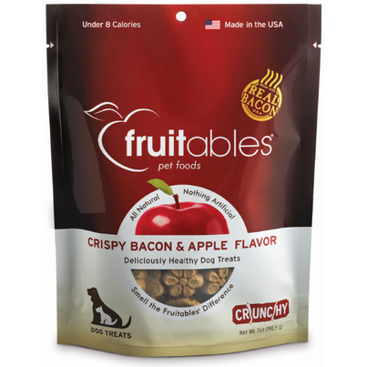 Fruitables Crunch Dog Treats Crispy Bacon & Apple