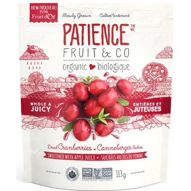 Patience Fruit & Co. Organic Dried Cranberries Patience Fruit & Co. Organic Dried Cranberries
